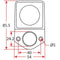 Relaxn Drain/Bung LED Underwater Lights - T/s 25mm Cut-out