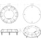 Lumitec Aurora Surface Mount Dome Light