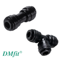 DMFIT® Tube Union Connectors - 15mm tube to 12mm tube