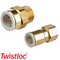 DMFIT® Twistloc® BSPP Straight Connectors - Brass